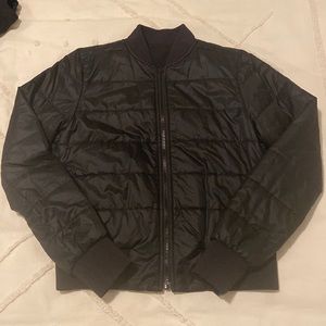 Lululemon Non Stop reversible bomber jacket. Black, size 6.